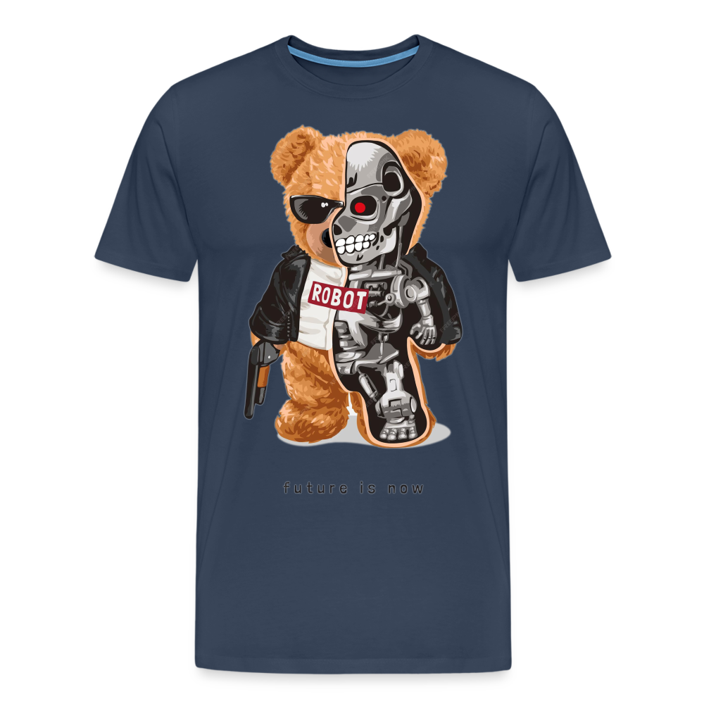 Männer Fashion 3D T-Shirt Rundhals Unisex Sommer Streetwear - Navy