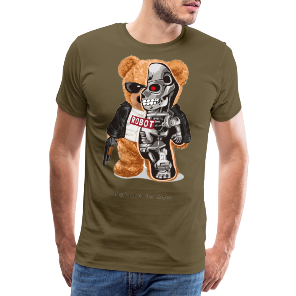 Männer Fashion 3D T-Shirt Rundhals Unisex Sommer Streetwear - Khaki