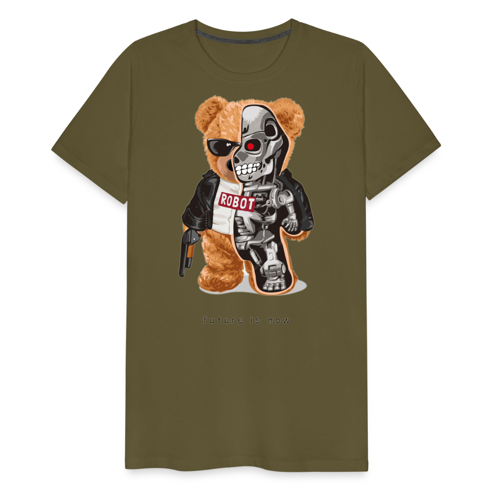 Männer Fashion 3D T-Shirt Rundhals Unisex Sommer Streetwear - Khaki