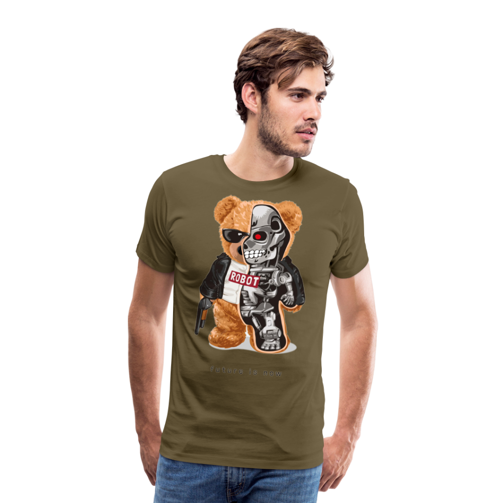 Männer Fashion 3D T-Shirt Rundhals Unisex Sommer Streetwear - Khaki