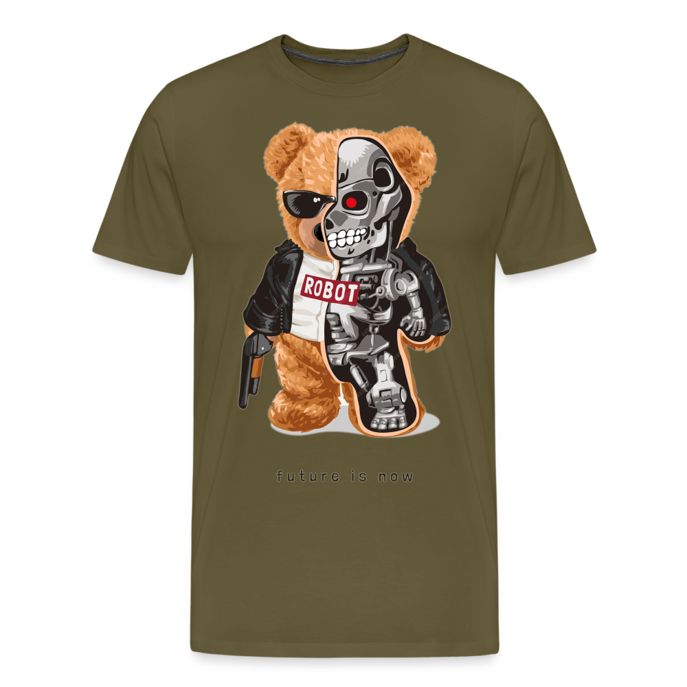 Männer Fashion 3D T-Shirt Rundhals Unisex Sommer Streetwear - Khaki