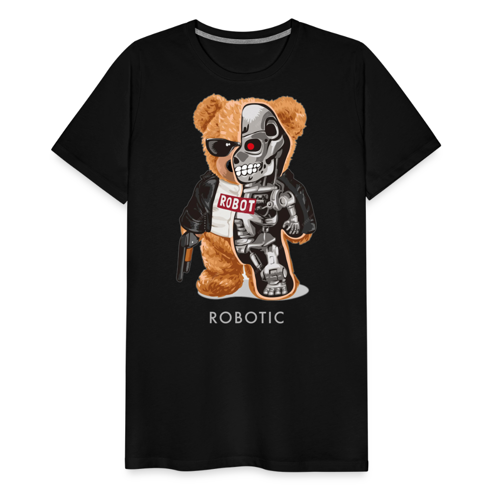 Männer Fashion 3D T-Shirt Rundhals Unisex Sommer Streetwear - Schwarz