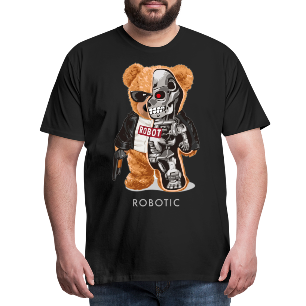 Männer Fashion 3D T-Shirt Rundhals Unisex Sommer Streetwear - Schwarz