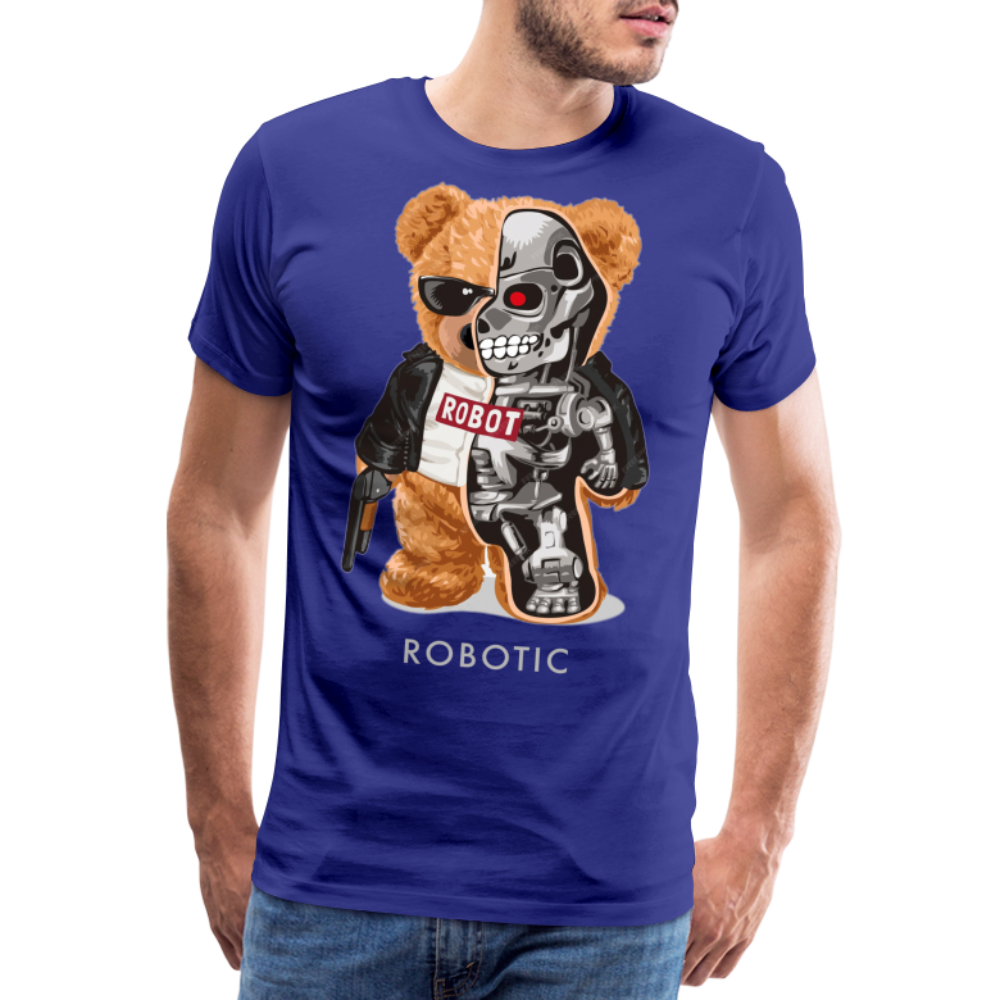 Männer Fashion 3D T-Shirt Rundhals Unisex Sommer Streetwear - Königsblau