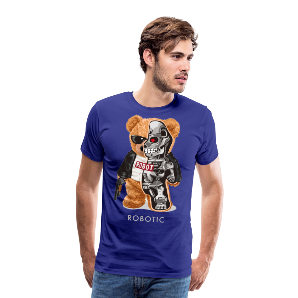Männer Fashion 3D T-Shirt Rundhals Unisex Sommer Streetwear - Königsblau