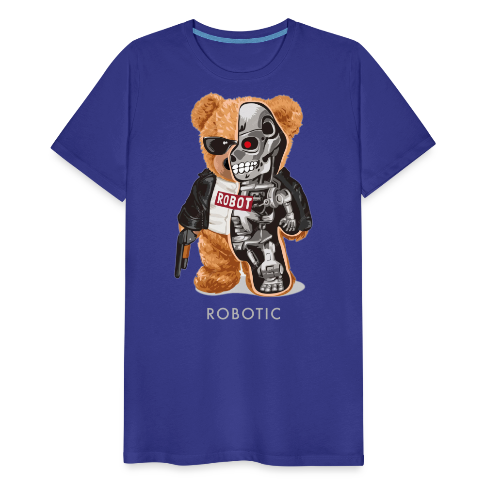 Männer Fashion 3D T-Shirt Rundhals Unisex Sommer Streetwear - Königsblau