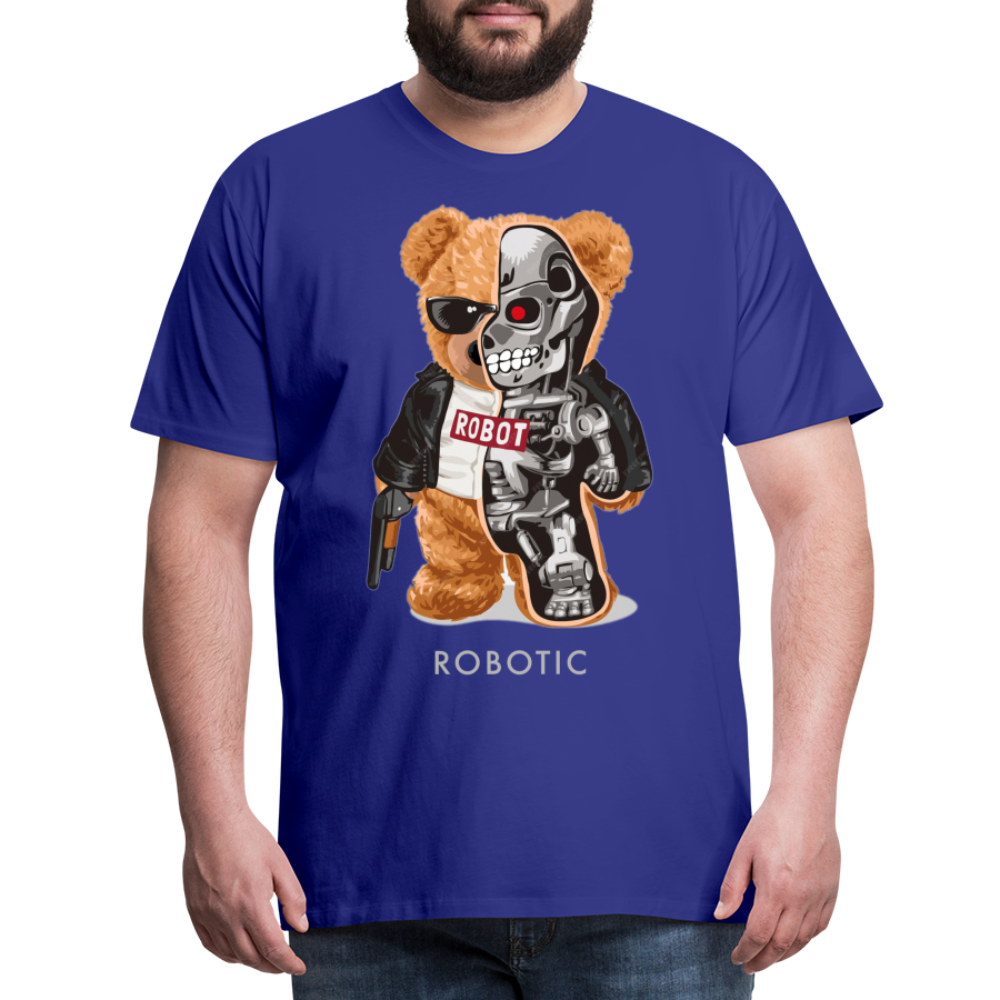 Männer Fashion 3D T-Shirt Rundhals Unisex Sommer Streetwear - Königsblau