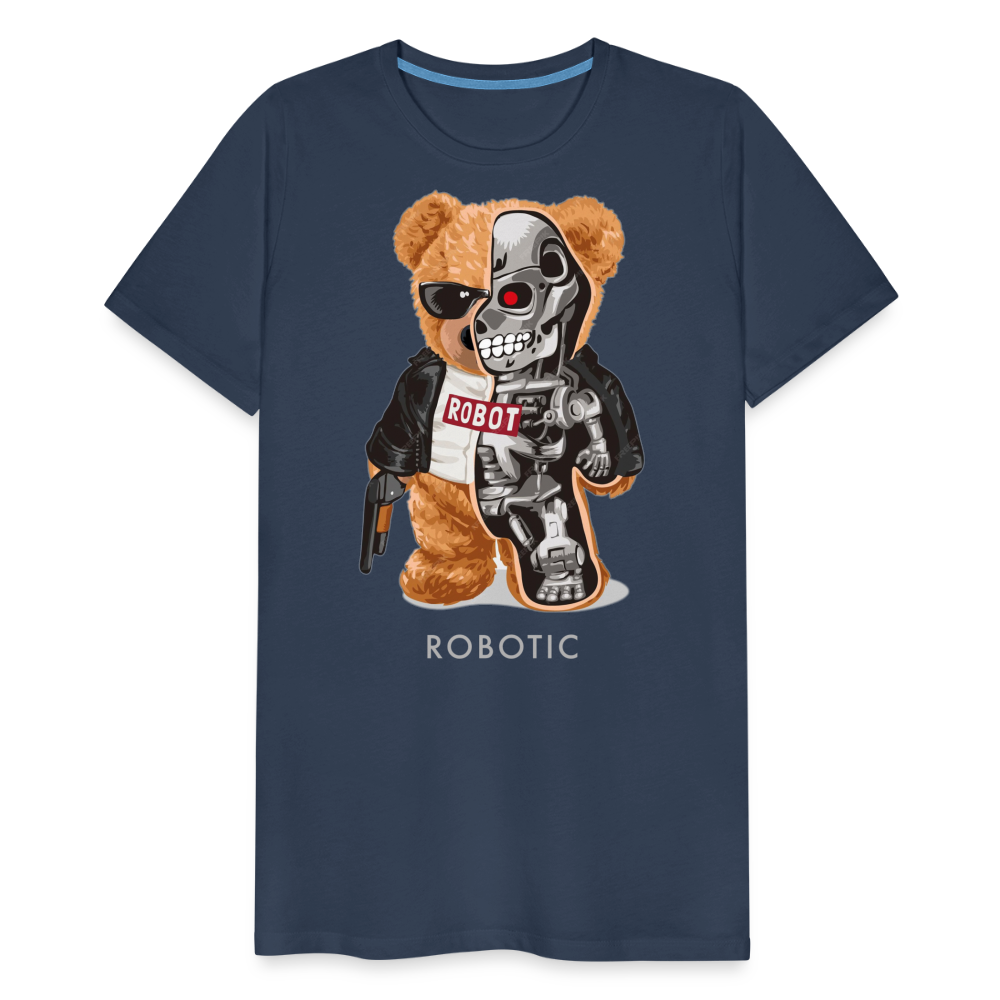 Männer Fashion 3D T-Shirt Rundhals Unisex Sommer Streetwear - Navy