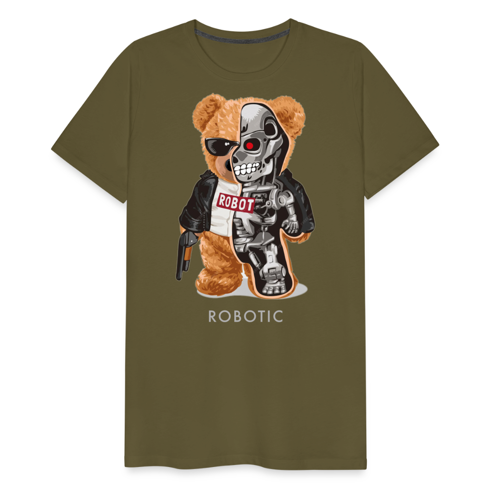 Männer Fashion 3D T-Shirt Rundhals Unisex Sommer Streetwear - Khaki