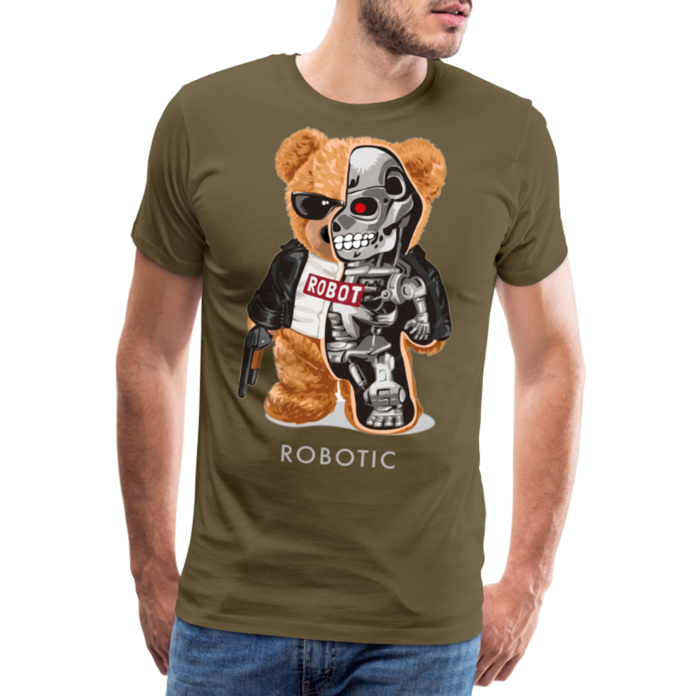 Männer Fashion 3D T-Shirt Rundhals Unisex Sommer Streetwear - Khaki