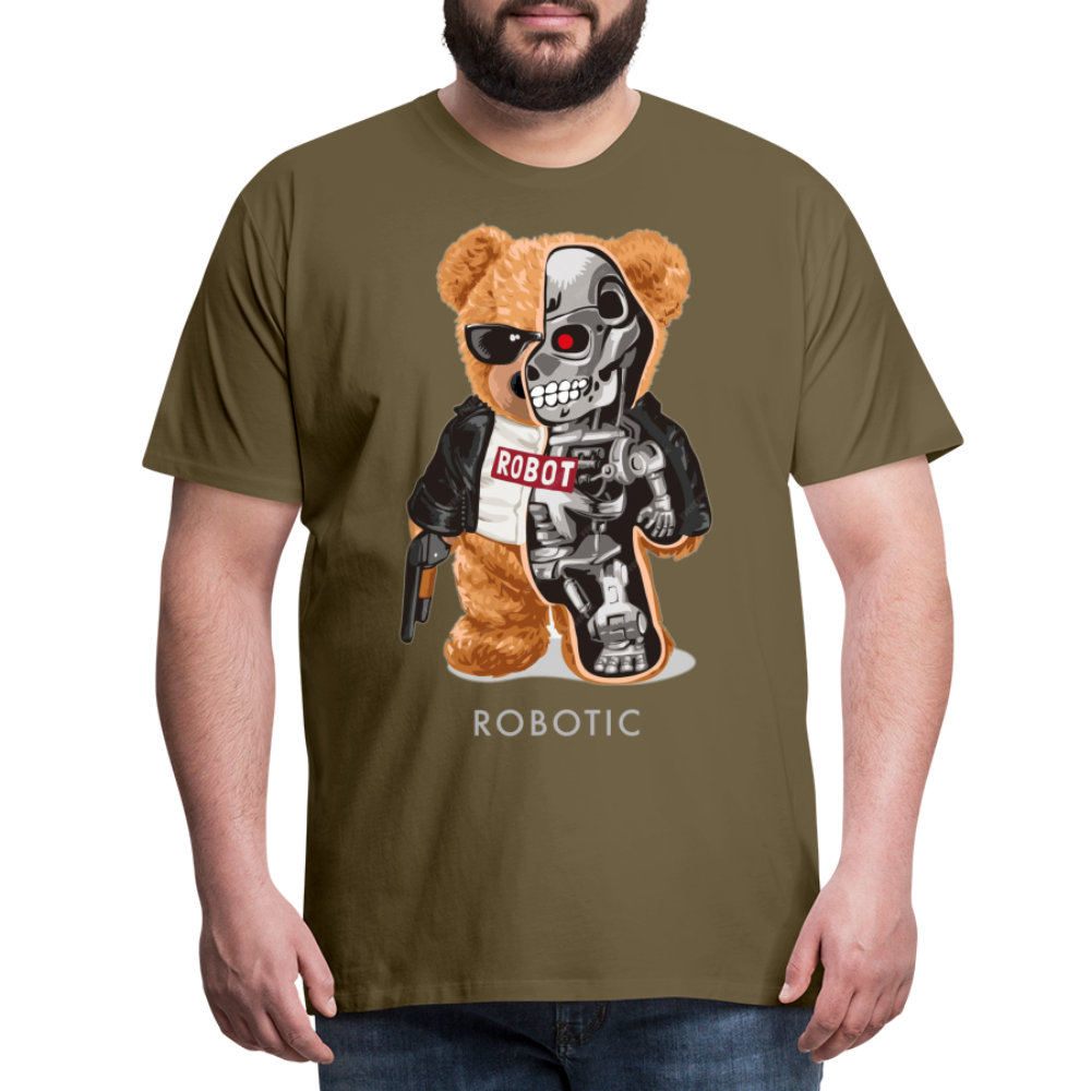 Männer Fashion 3D T-Shirt Rundhals Unisex Sommer Streetwear - Khaki