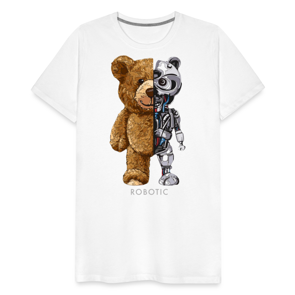 Männer Fashion 3D T-Shirt Rundhals Unisex Sommer Streetwear - weiß