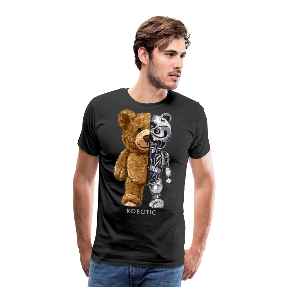 Männer Fashion 3D T-Shirt Rundhals Unisex Sommer Streetwear - Schwarz