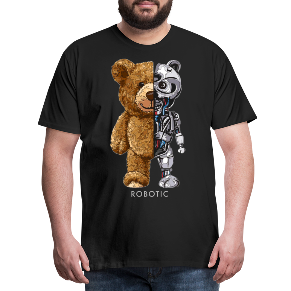 Männer Fashion 3D T-Shirt Rundhals Unisex Sommer Streetwear - Schwarz