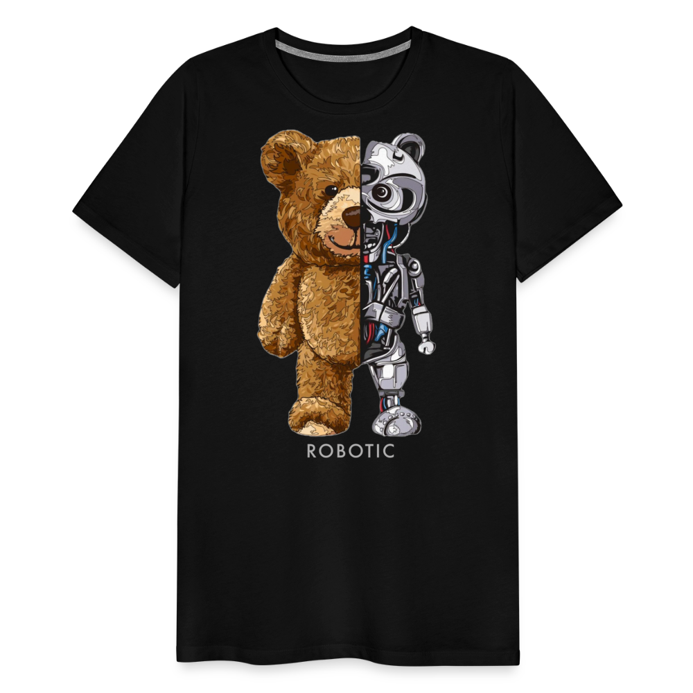 Männer Fashion 3D T-Shirt Rundhals Unisex Sommer Streetwear - Schwarz