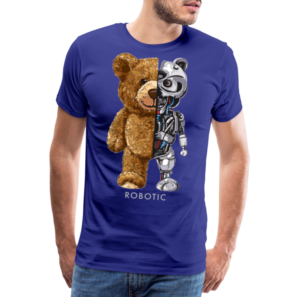 Männer Fashion 3D T-Shirt Rundhals Unisex Sommer Streetwear - Königsblau