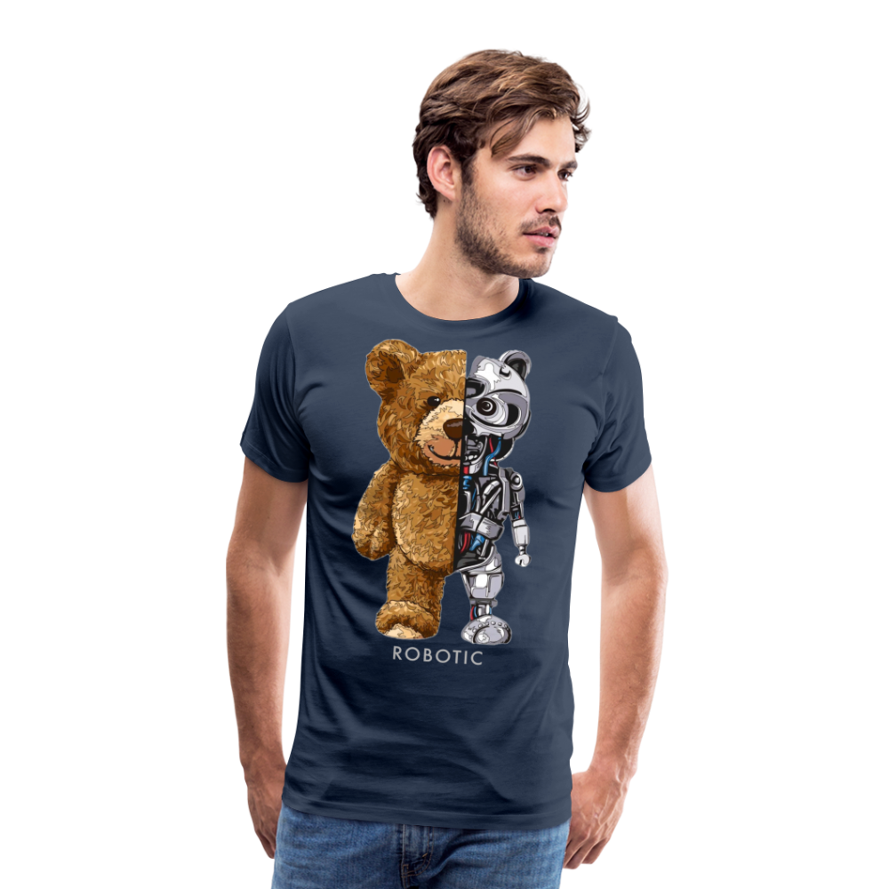 Männer Fashion 3D T-Shirt Rundhals Unisex Sommer Streetwear - Navy