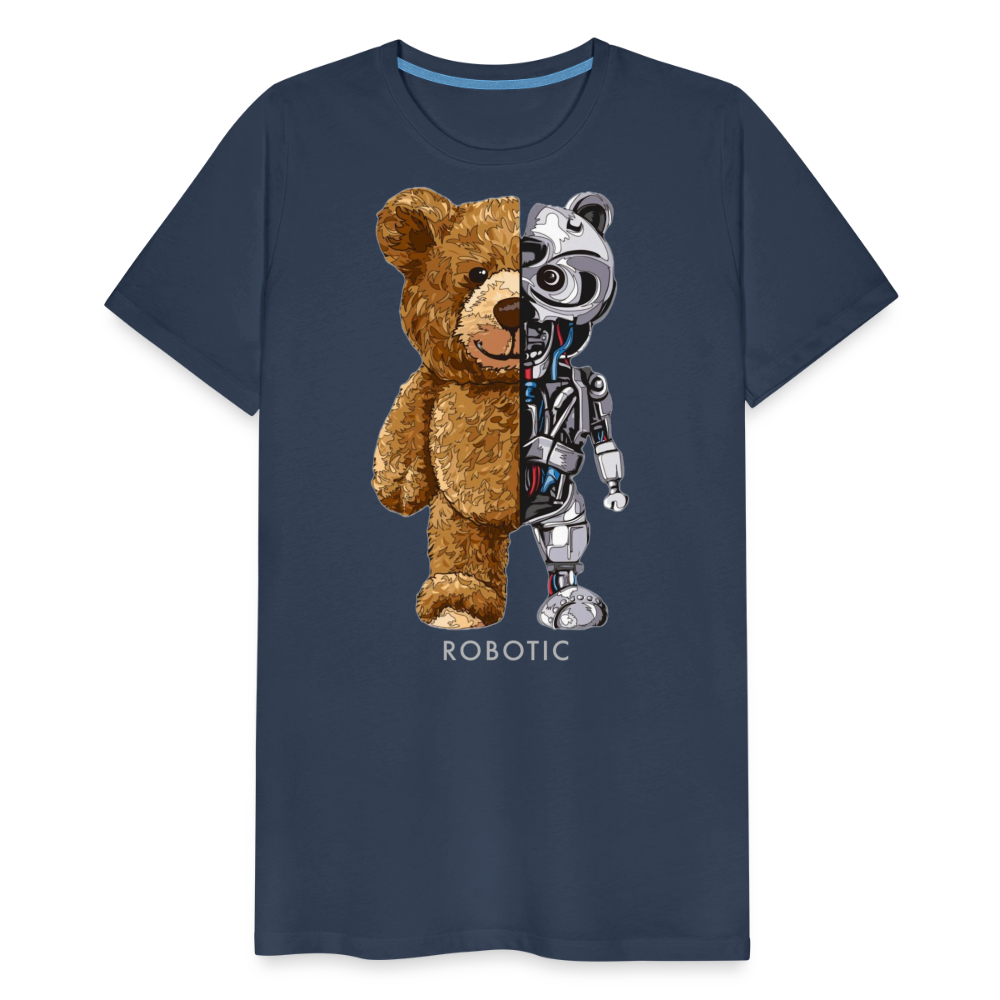 Männer Fashion 3D T-Shirt Rundhals Unisex Sommer Streetwear - Navy