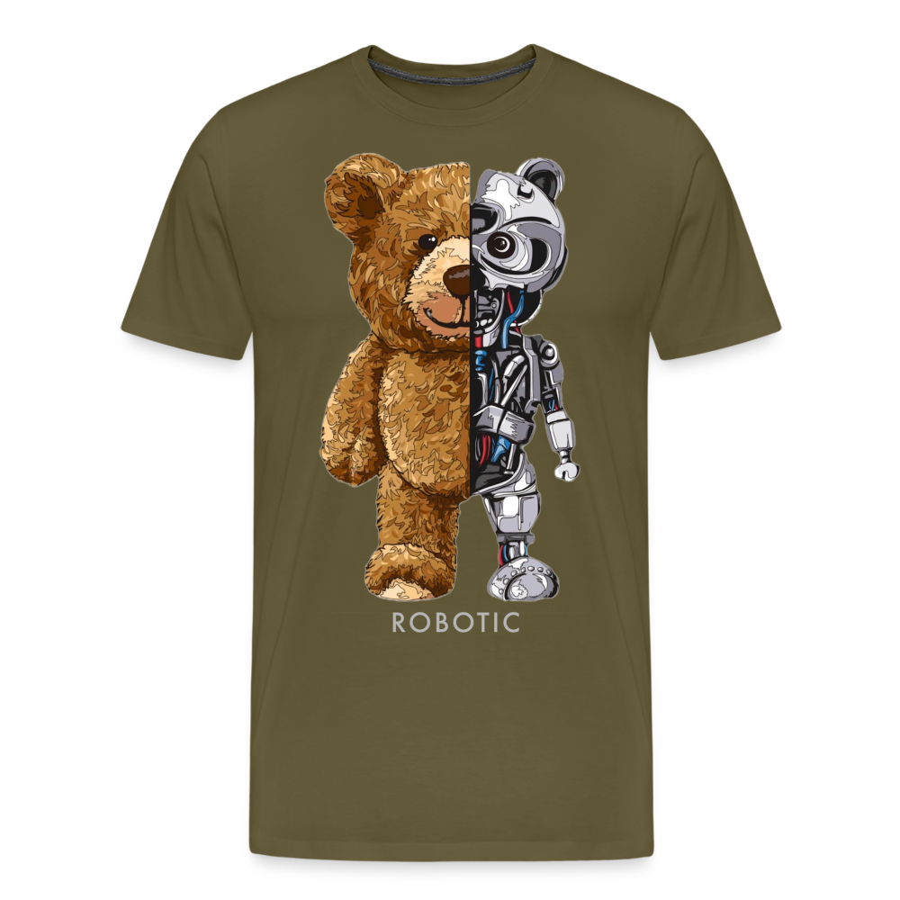Männer Fashion 3D T-Shirt Rundhals Unisex Sommer Streetwear - Khaki