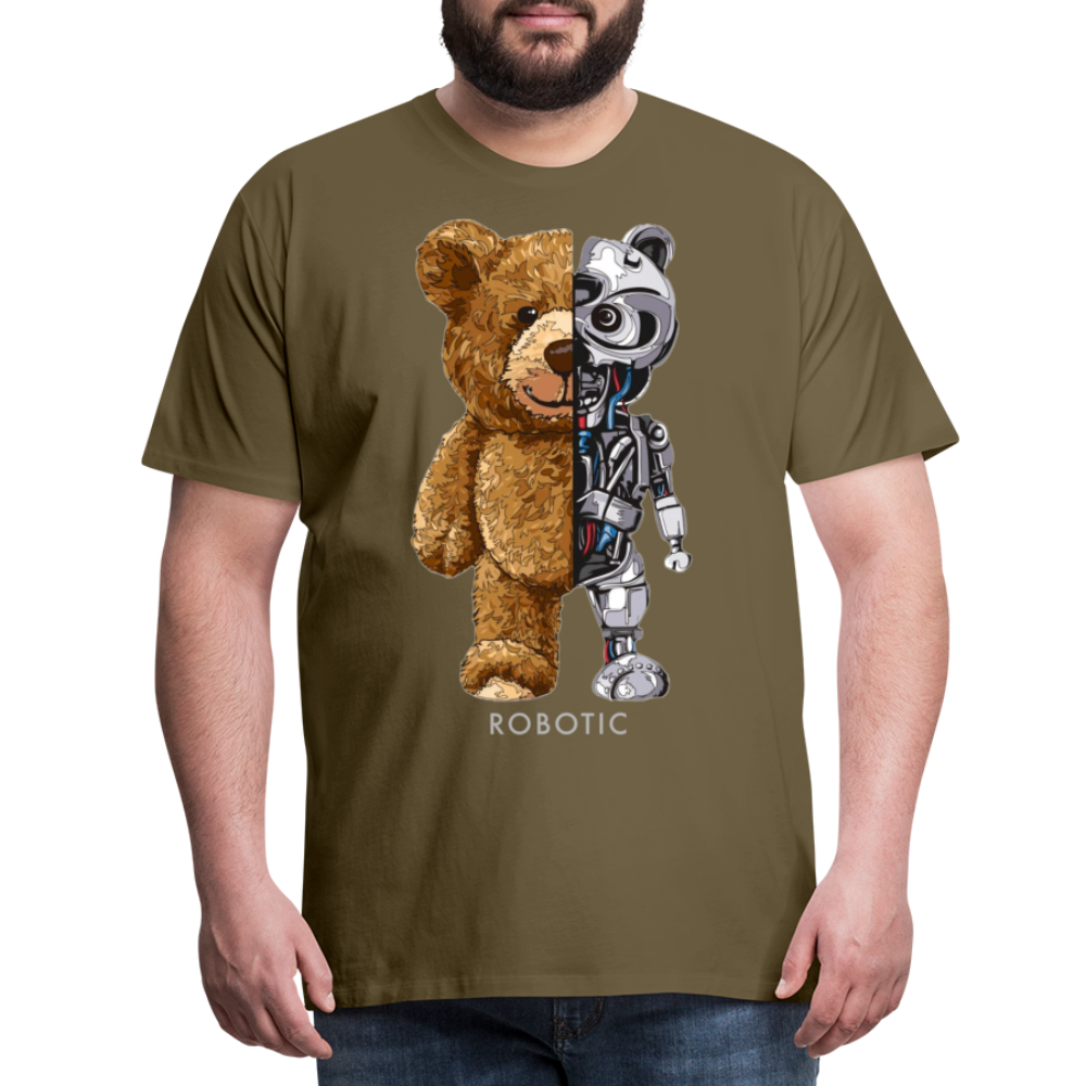 Männer Fashion 3D T-Shirt Rundhals Unisex Sommer Streetwear - Khaki