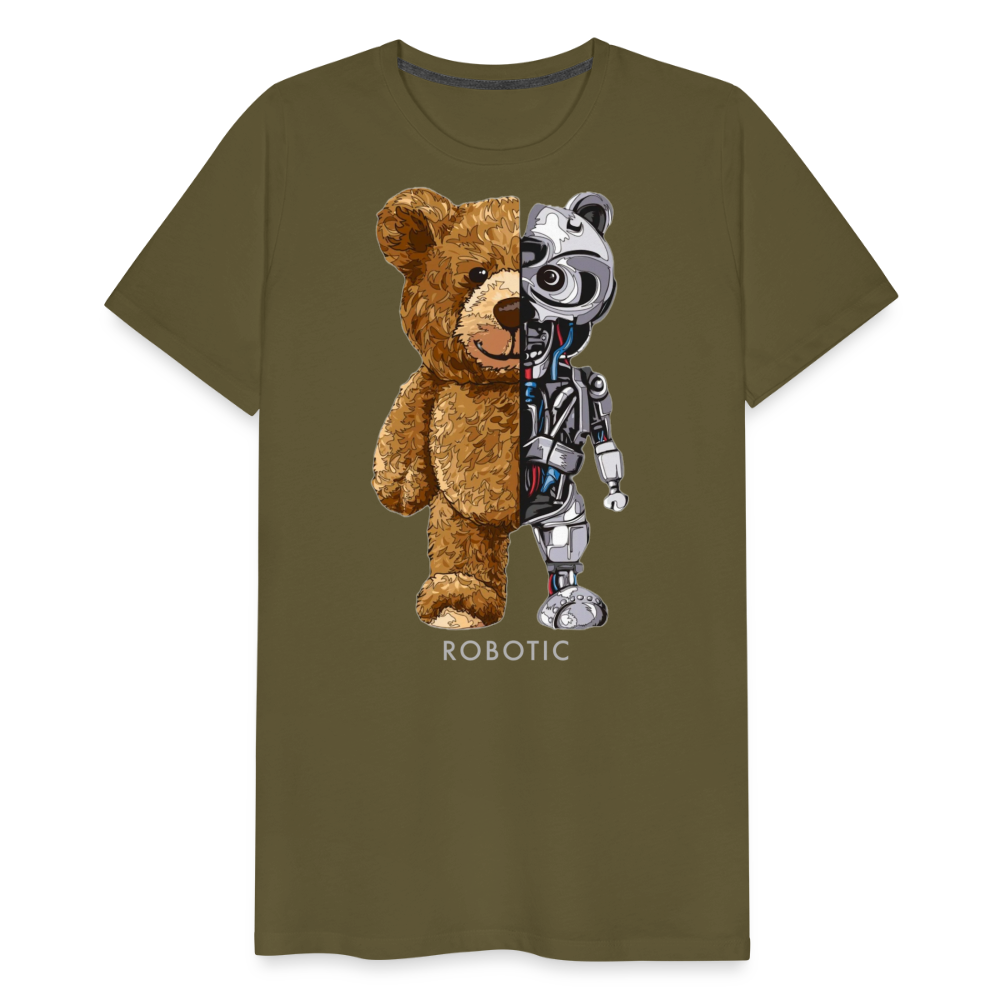 Männer Fashion 3D T-Shirt Rundhals Unisex Sommer Streetwear - Khaki