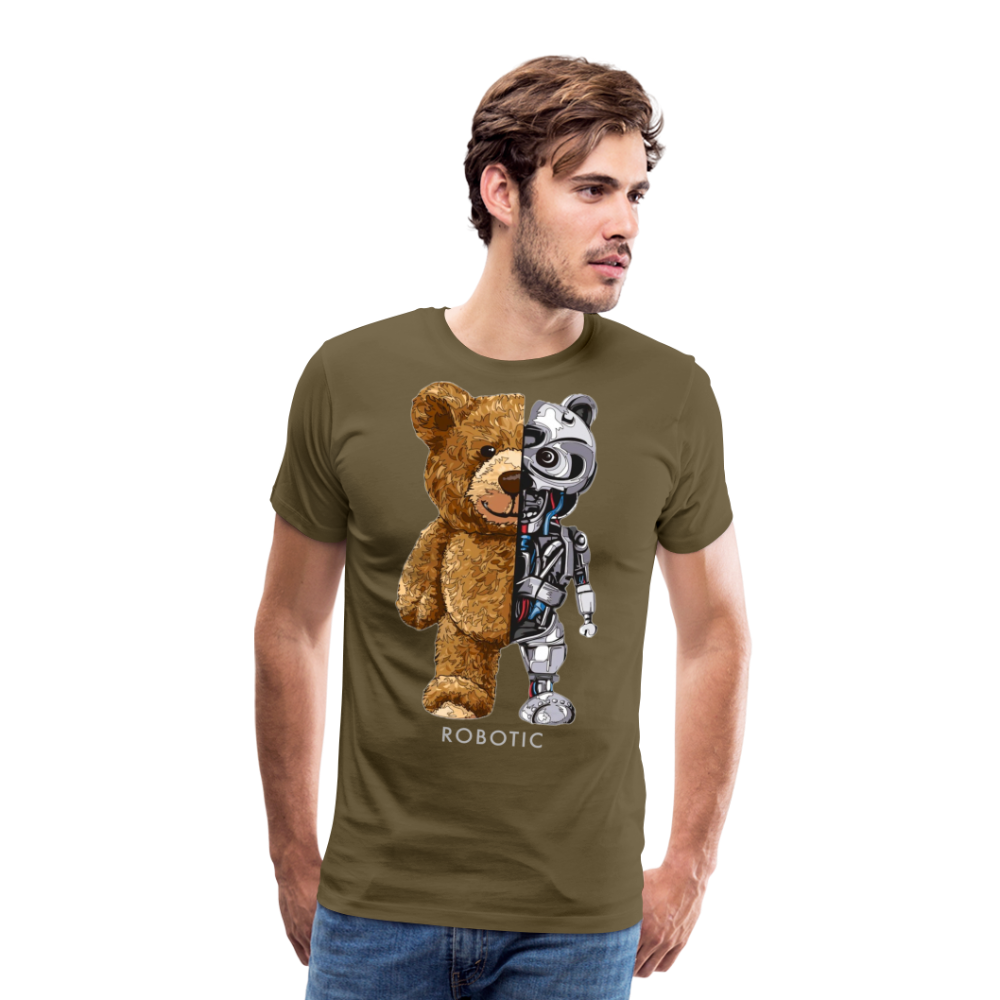 Männer Fashion 3D T-Shirt Rundhals Unisex Sommer Streetwear - Khaki