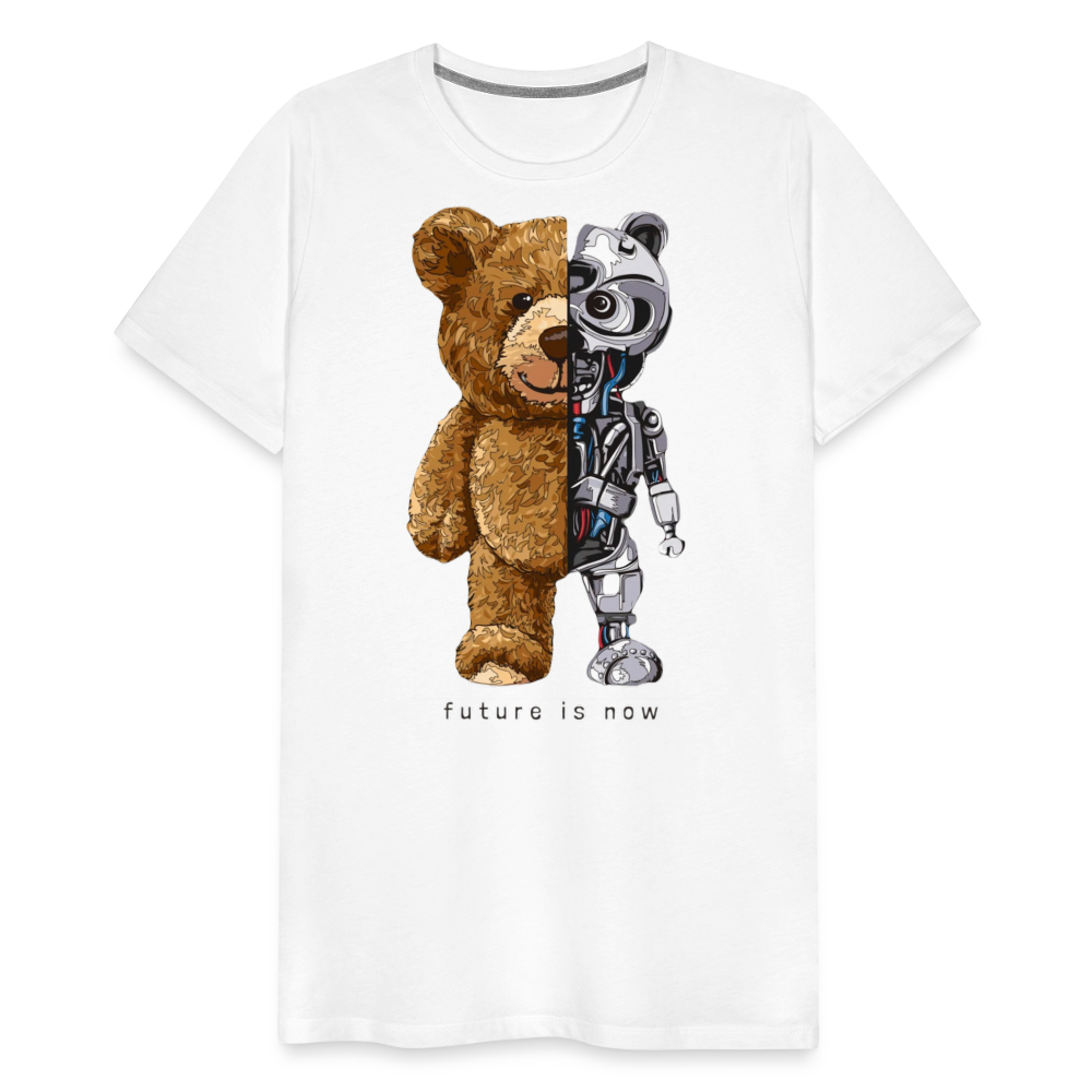 Männer Fashion 3D T-Shirt Rundhals Unisex Sommer Streetwear - weiß