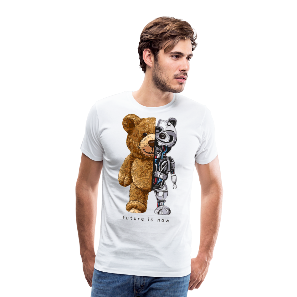 Männer Fashion 3D T-Shirt Rundhals Unisex Sommer Streetwear - weiß