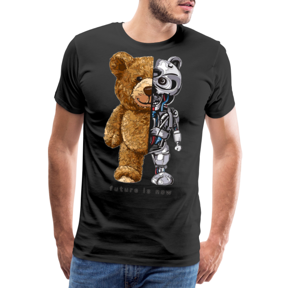 Männer Fashion 3D T-Shirt Rundhals Unisex Sommer Streetwear - Schwarz