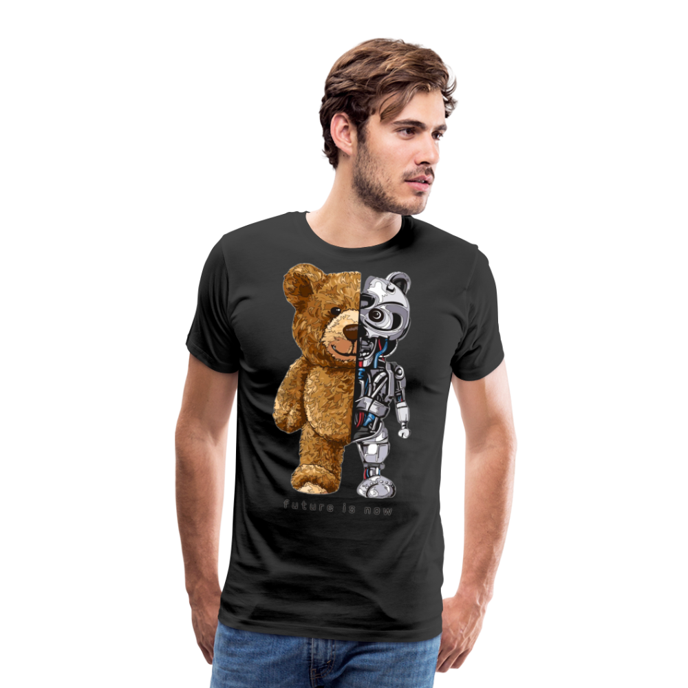 Männer Fashion 3D T-Shirt Rundhals Unisex Sommer Streetwear - Schwarz