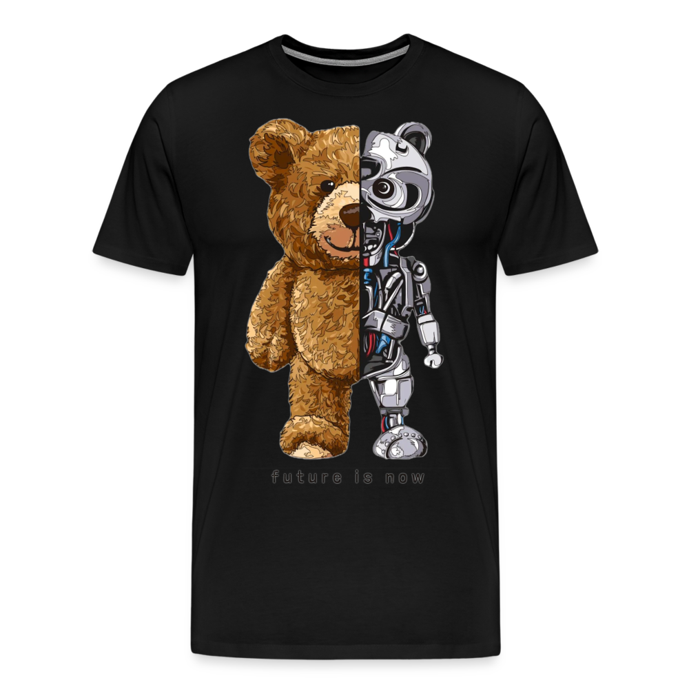 Männer Fashion 3D T-Shirt Rundhals Unisex Sommer Streetwear - Schwarz