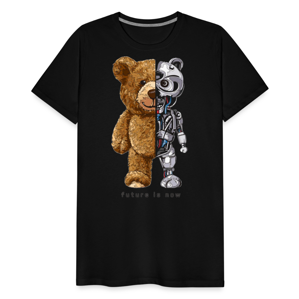 Männer Fashion 3D T-Shirt Rundhals Unisex Sommer Streetwear - Schwarz