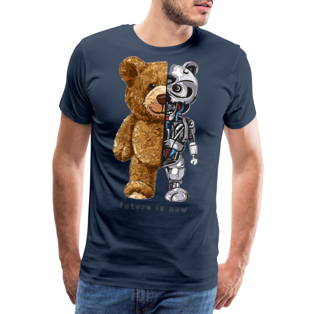 Männer Fashion 3D T-Shirt Rundhals Unisex Sommer Streetwear - Navy