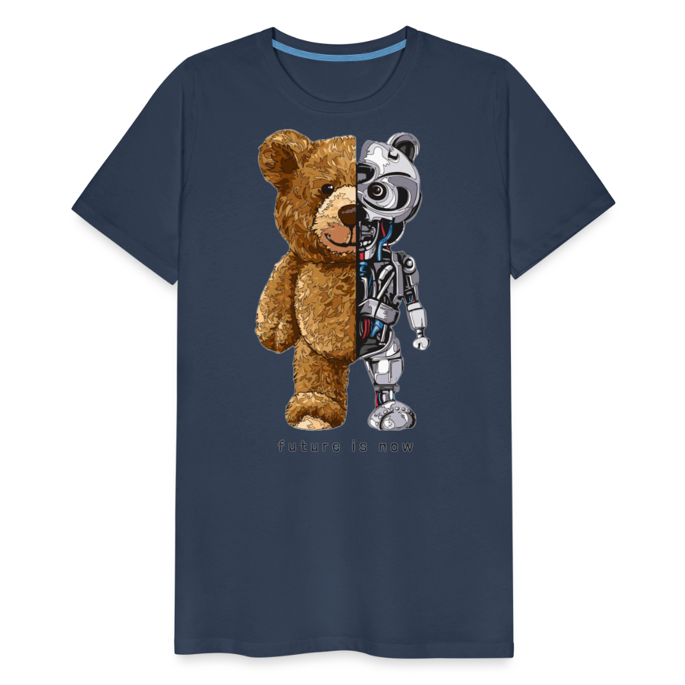 Männer Fashion 3D T-Shirt Rundhals Unisex Sommer Streetwear - Navy