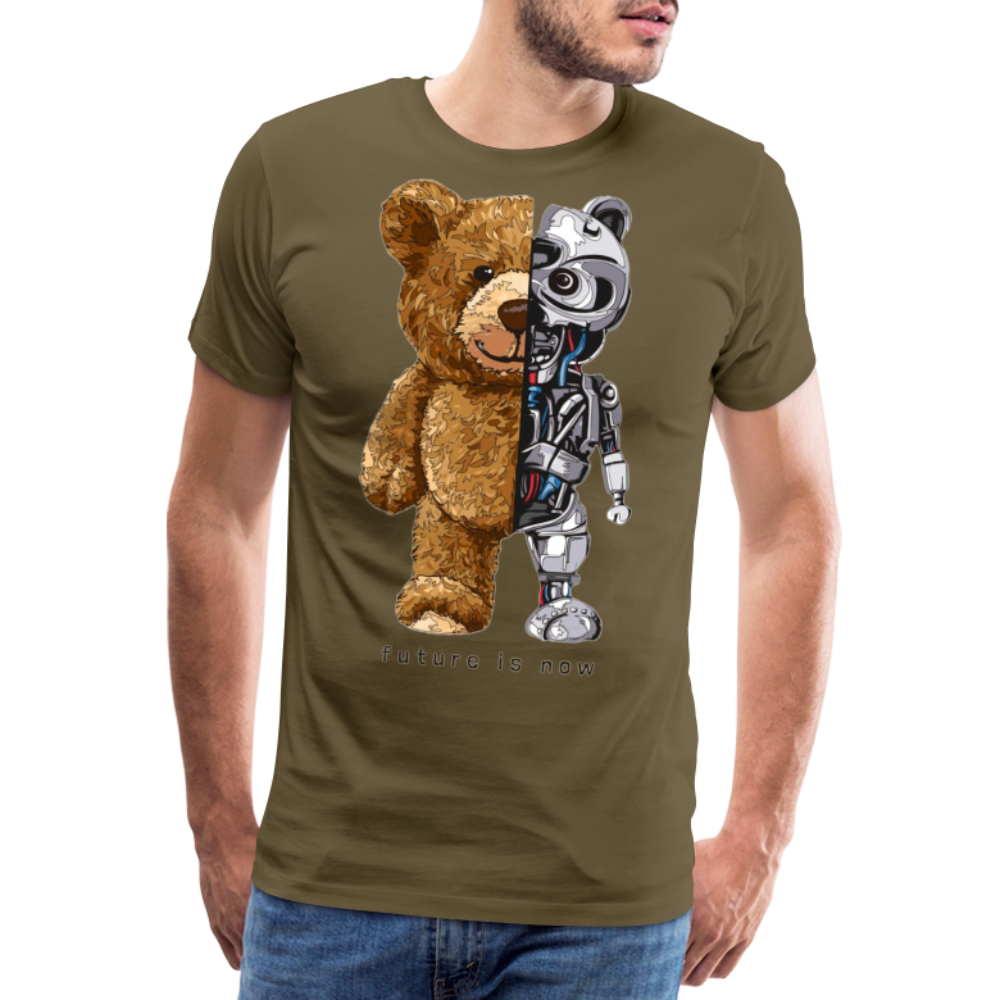 Männer Fashion 3D T-Shirt Rundhals Unisex Sommer Streetwear - Khaki