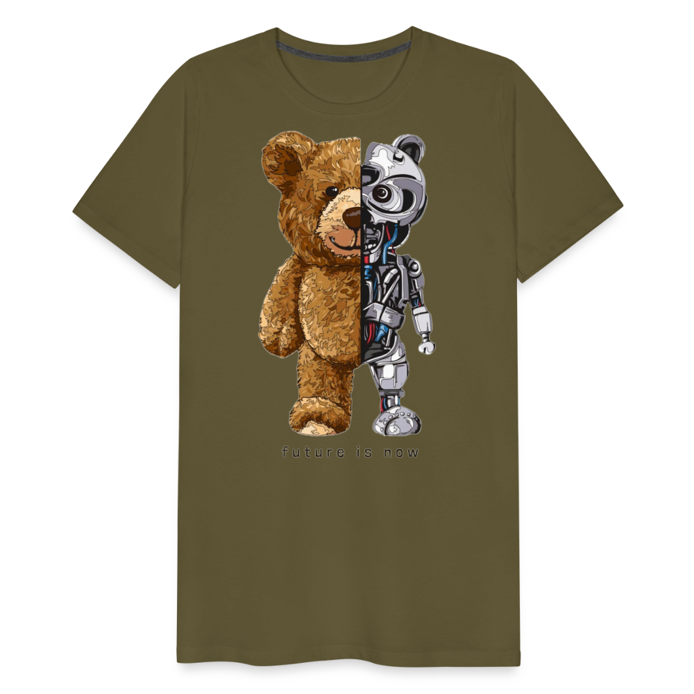 Männer Fashion 3D T-Shirt Rundhals Unisex Sommer Streetwear - Khaki