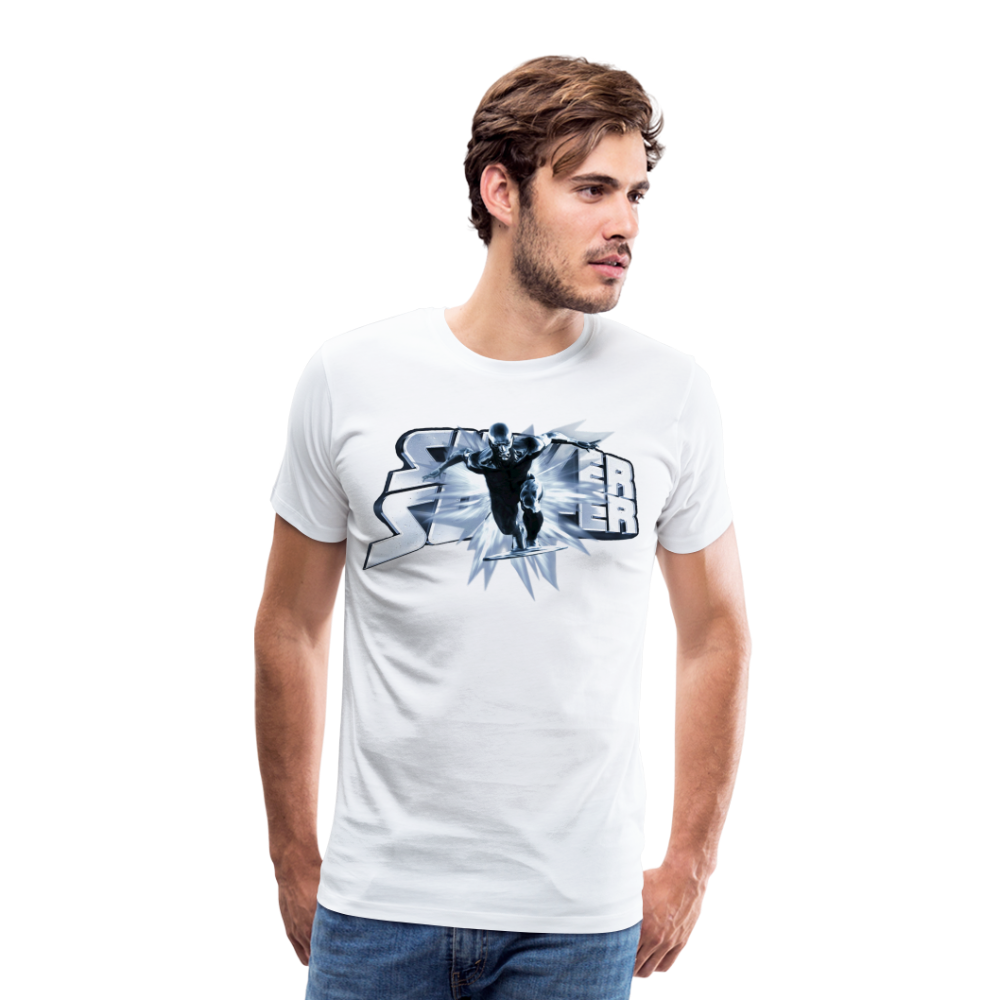 Männer Fashion Superheld T-Shirt Rundhals Unisex Sommer Streetwear 100% Baumwolle - weiß
