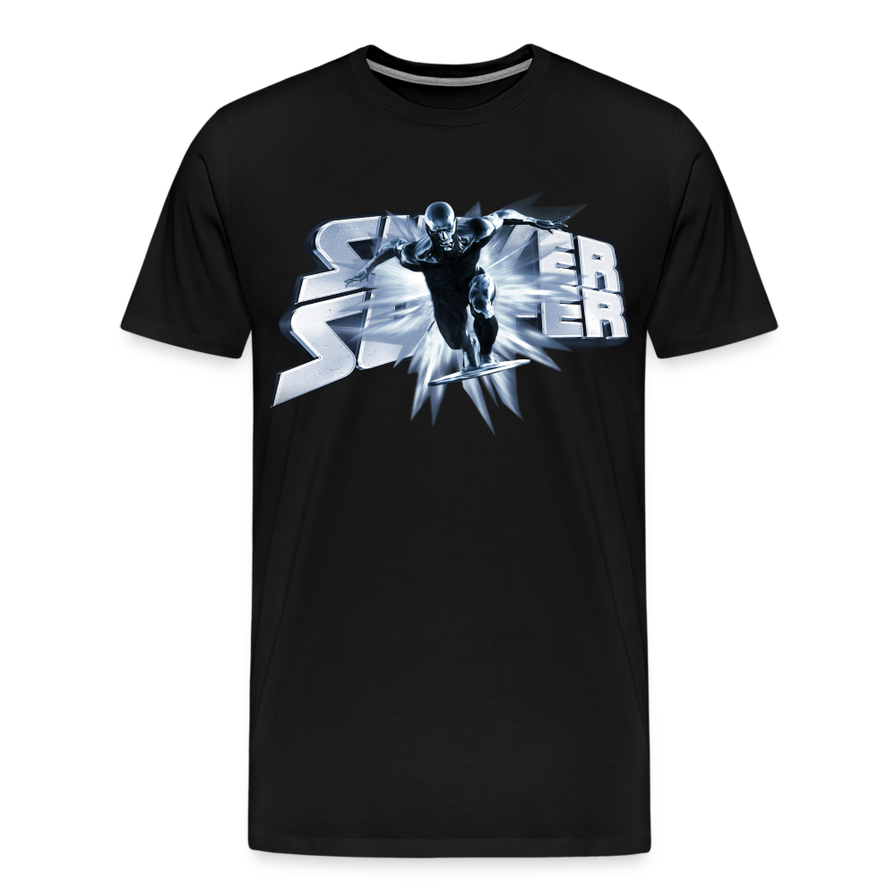 Männer Fashion Superheld T-Shirt Rundhals Unisex Sommer Streetwear 100% Baumwolle - Schwarz