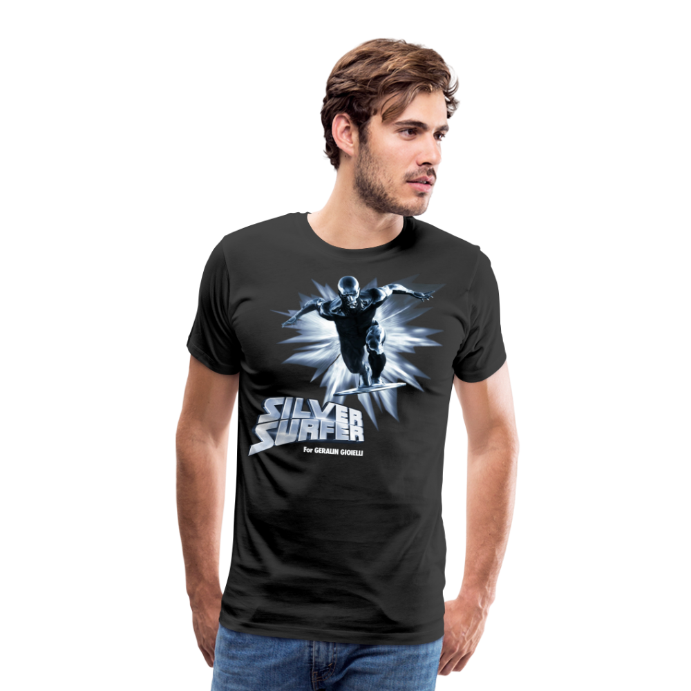 Männer Fashion Superheld T-Shirt Rundhals Unisex Sommer Streetwear 100% Baumwolle - Schwarz