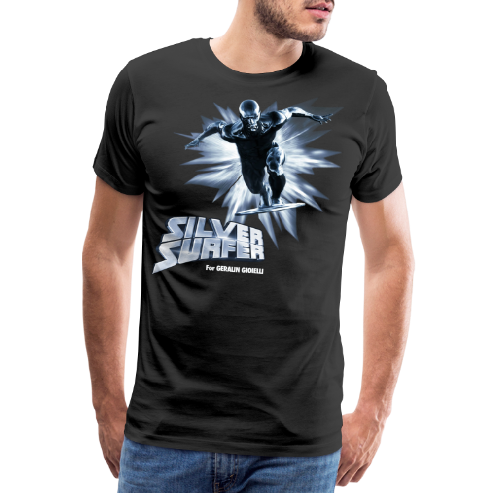Männer Fashion Superheld T-Shirt Rundhals Unisex Sommer Streetwear 100% Baumwolle - Schwarz