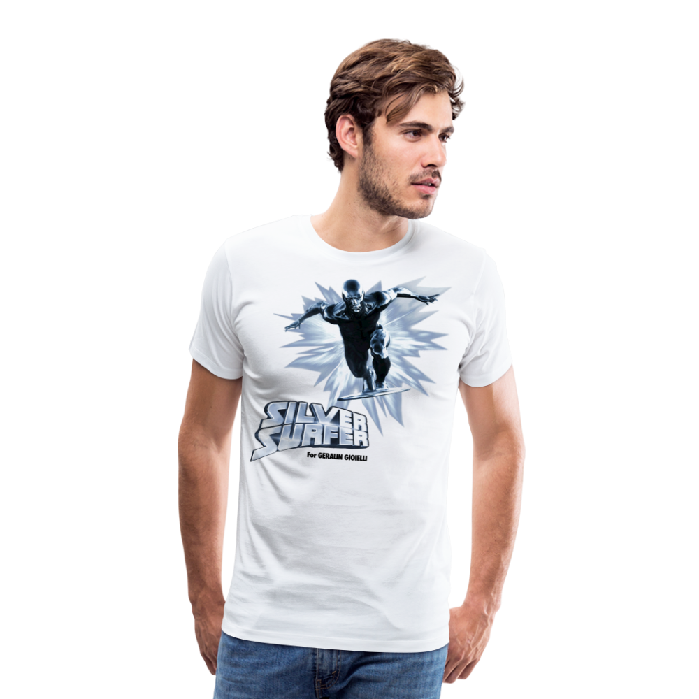 Männer Fashion Superheld T-Shirt Rundhals Unisex Sommer Streetwear 100% Baumwolle - weiß