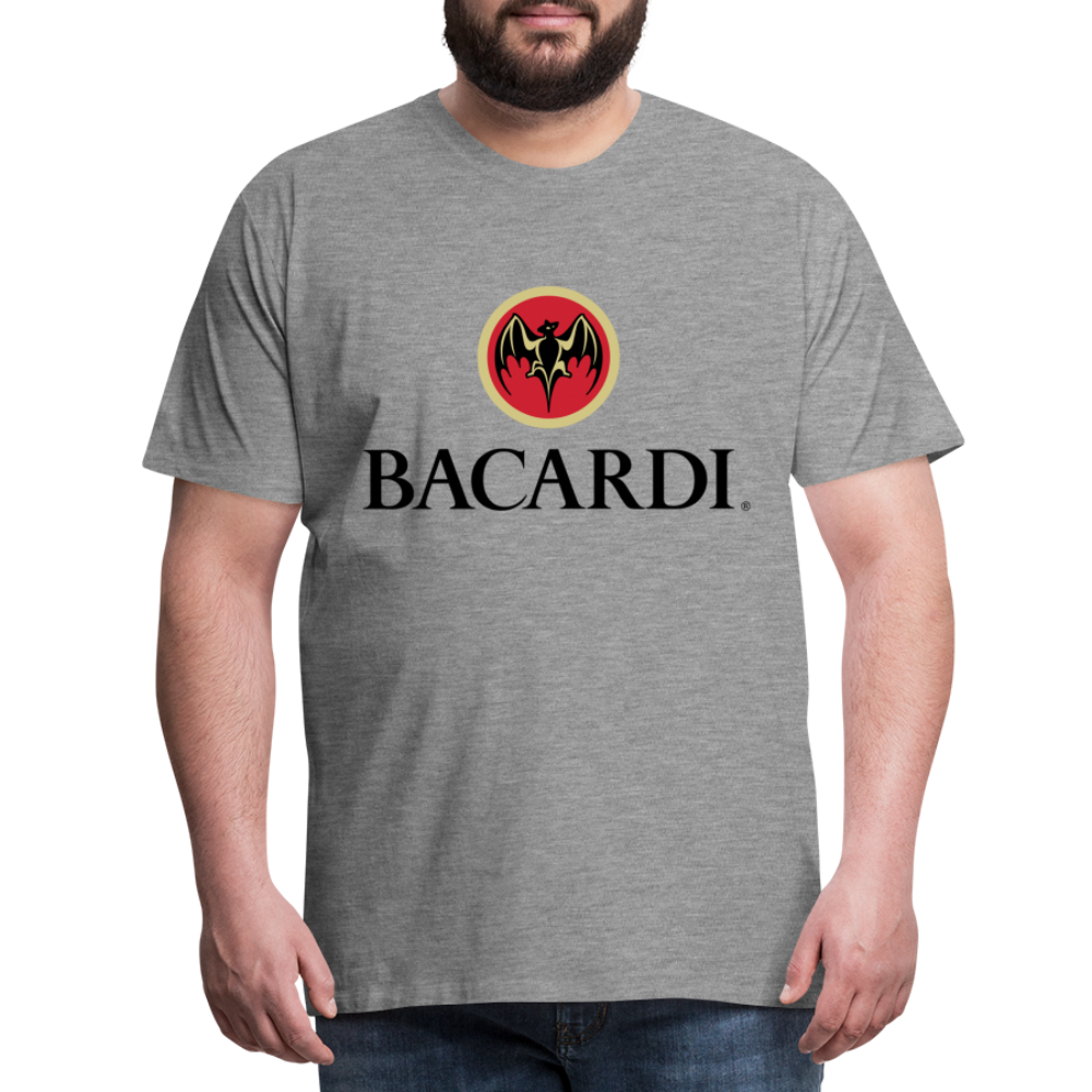 Fashion Herren T-Shirt Rundhals Unisex Sommer 100% Baumwolle Streetwear Männer - Grau meliert