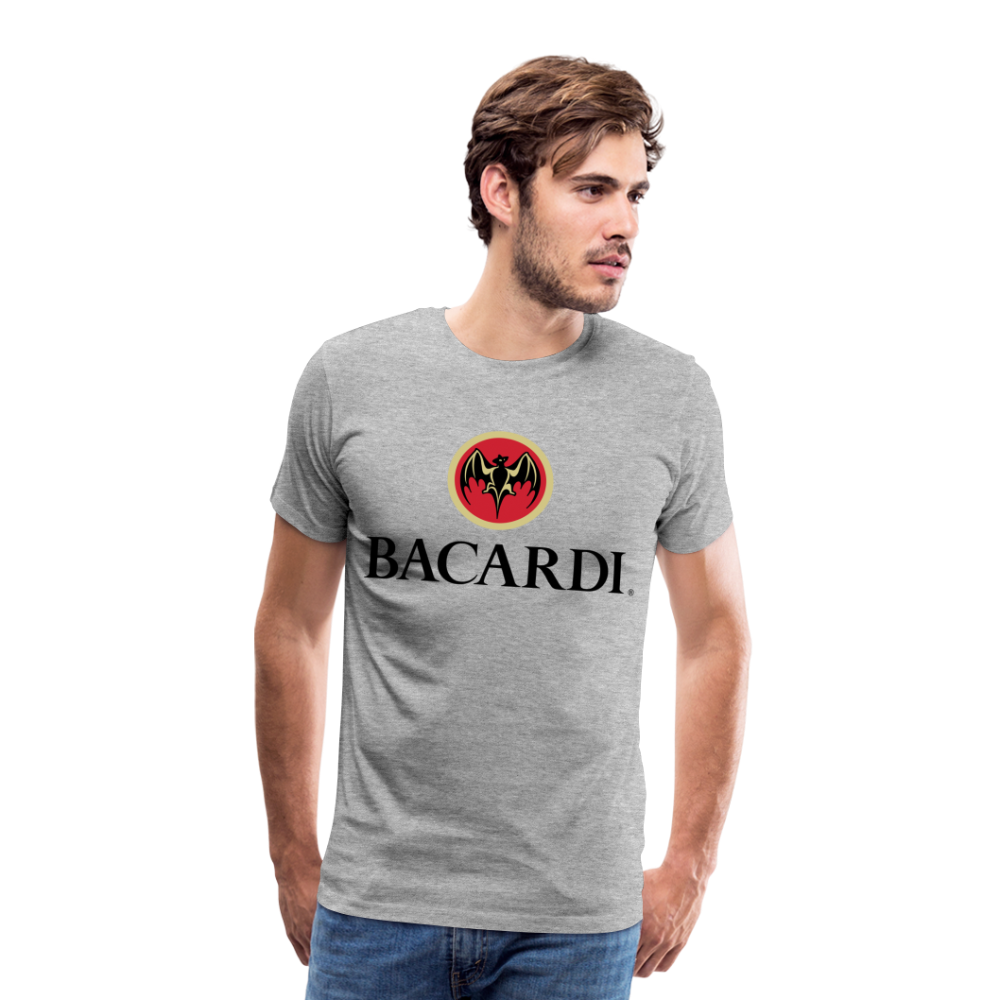 Fashion Herren T-Shirt Rundhals Unisex Sommer 100% Baumwolle Streetwear Männer - Grau meliert