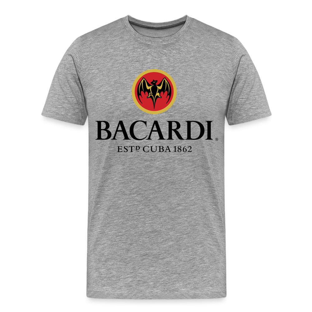 Herren T-Shirt Rundhals Unisex Sommer 100% Baumwolle Streetwear Männer - Grau meliert