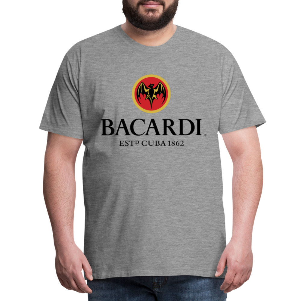 Herren T-Shirt Rundhals Unisex Sommer 100% Baumwolle Streetwear Männer - Grau meliert
