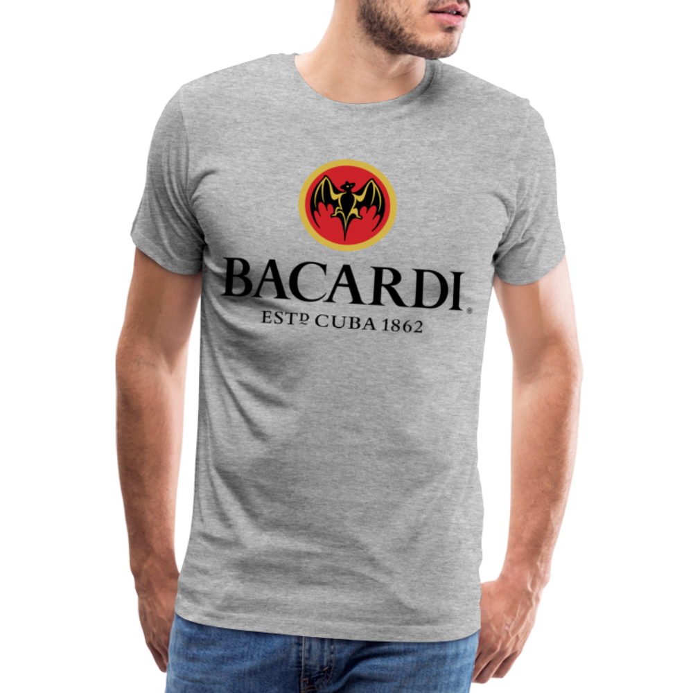 Herren T-Shirt Rundhals Unisex Sommer 100% Baumwolle Streetwear Männer - Grau meliert