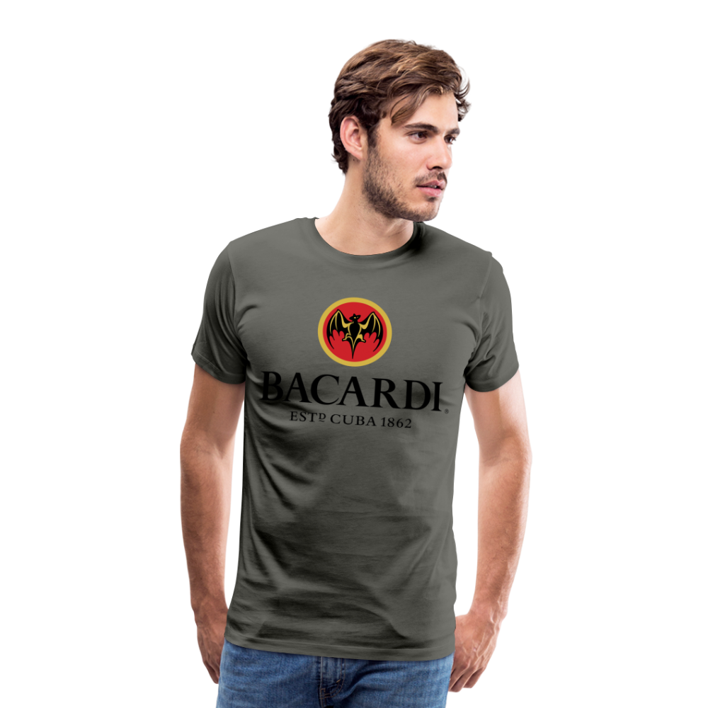Herren T-Shirt Rundhals Unisex Sommer 100% Baumwolle Streetwear Männer - Asphalt