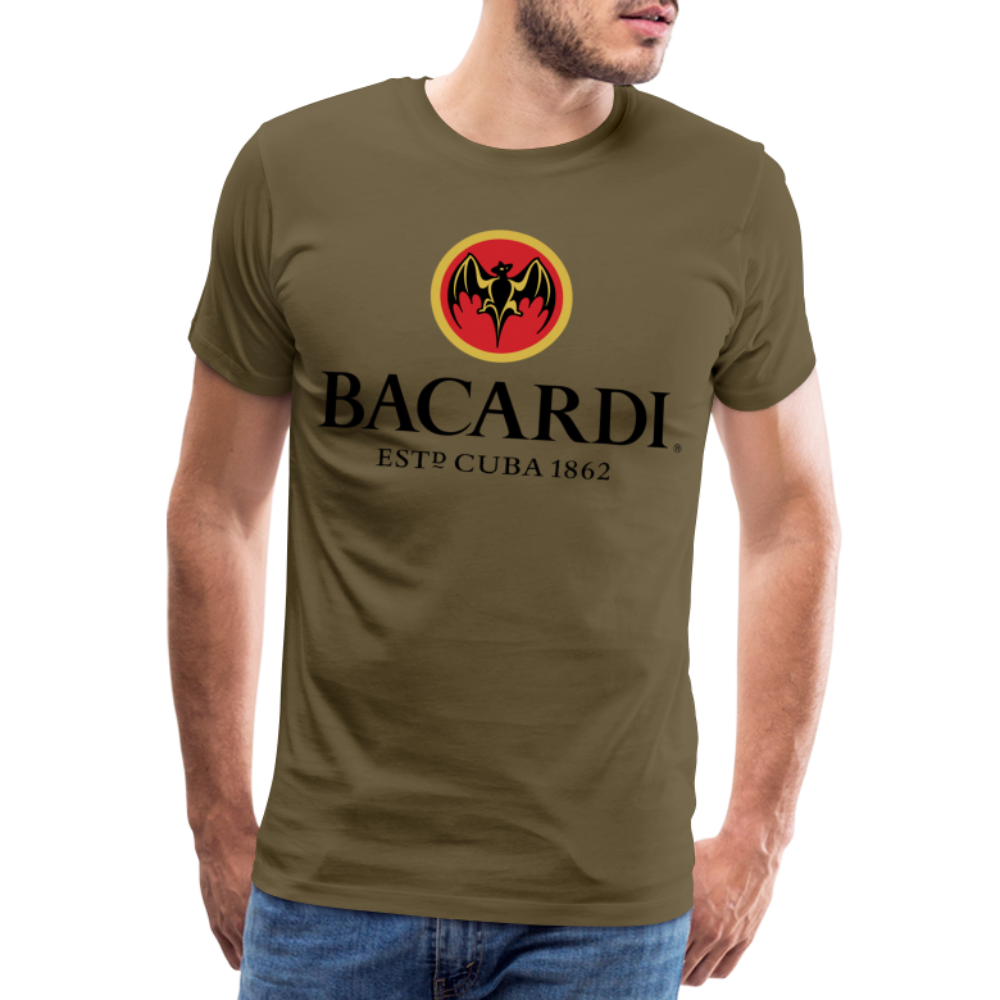 Herren T-Shirt Rundhals Unisex Sommer 100% Baumwolle Streetwear Männer - Khaki