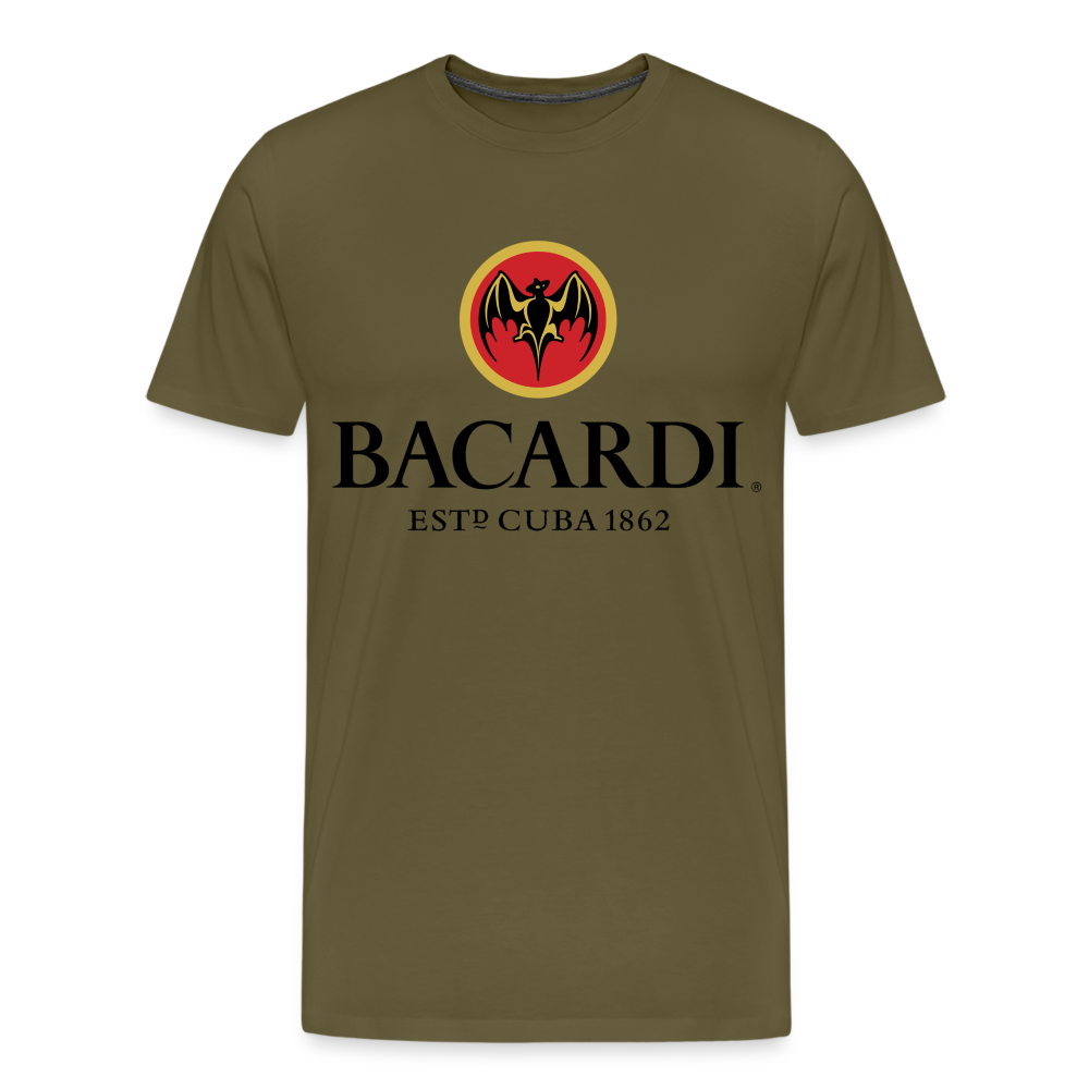 Herren T-Shirt Rundhals Unisex Sommer 100% Baumwolle Streetwear Männer - Khaki