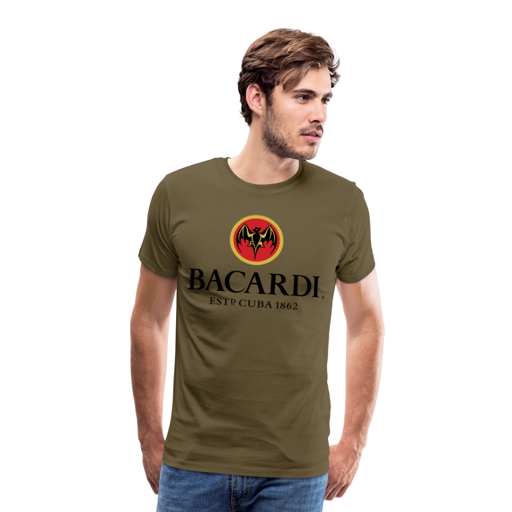 Herren T-Shirt Rundhals Unisex Sommer 100% Baumwolle Streetwear Männer - Khaki